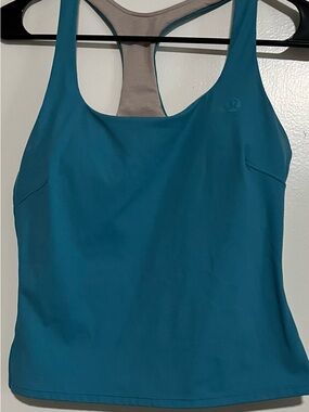 Lululemon Teal Racerback Workout Tank